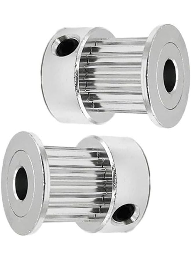 Zyaobei 2GT Timing Pulley 20 Tooth Bore 3 8mm Silver 4mm Tooth Width 11mm GT2 Synchronous Wheel For 3D Printer Parts - Image 4